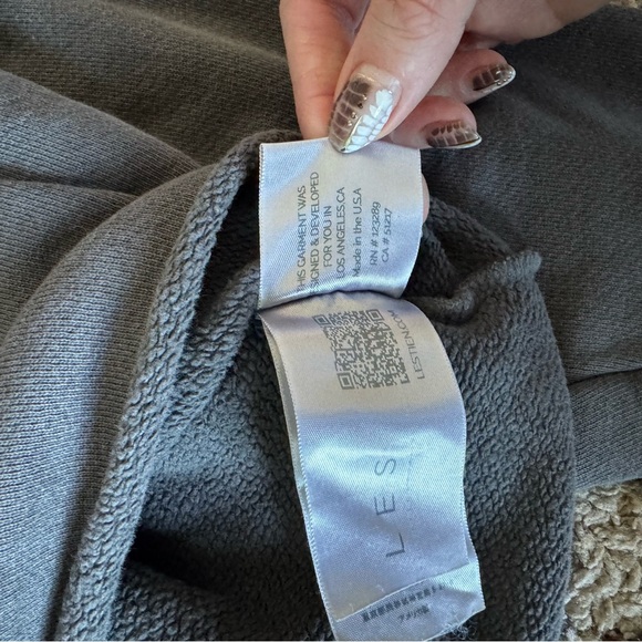 Les Tien Haley Crop Half Zip Pullover Small - Picture 9 of 11